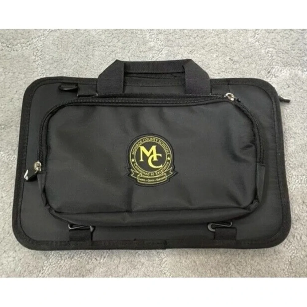 Vivacity Tech Laptop Case Unisex OS Black Monroe County Schools Padded Bag